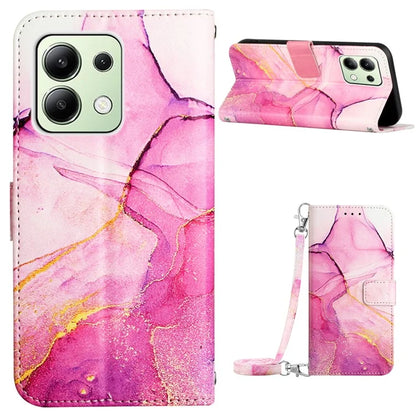 YB Pattern Printing Leather Series-6 For Xiaomi Redmi Note 13 4G Crossbody Phone Case Wallet Cover