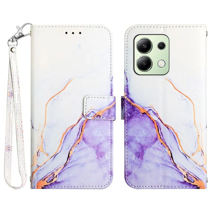 YB Pattern Printing Leather Series-5 For Xiaomi Redmi Note 13 4G Wallet Case PU Leather Phone Cover