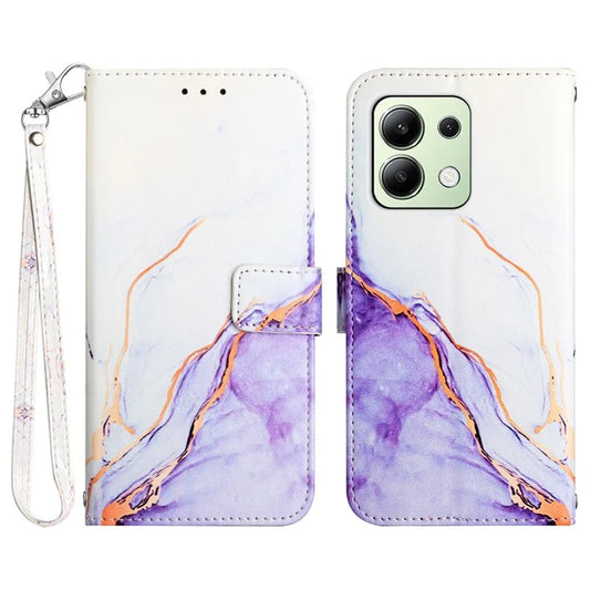 YB Pattern Printing Leather Series-5 For Xiaomi Redmi Note 13 4G Wallet Case PU Leather Phone Cover