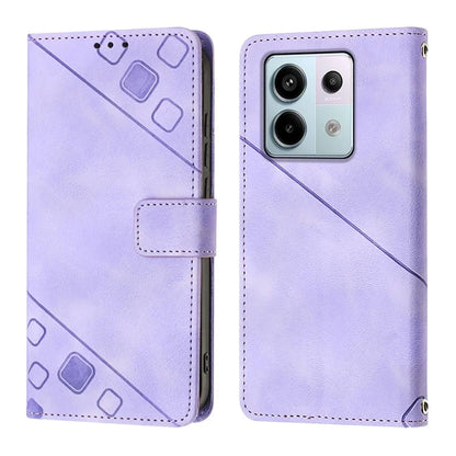 PT005 YB Imprinting Series-7 for Xiaomi Redmi Note 13 Pro 5G / Poco X6 5G Case Crossbody Leather Flip Stand Phone Cover