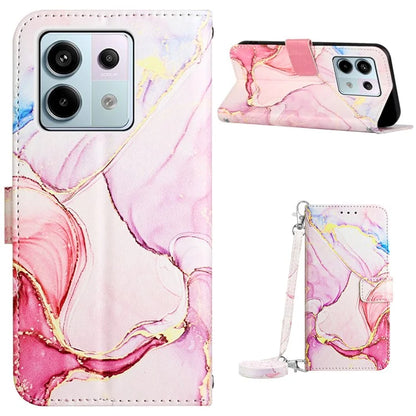 YB Pattern Printing Leather Series-6 For Xiaomi Redmi Note 13 Pro 5G / Poco X6 5G Leather Case with Straps