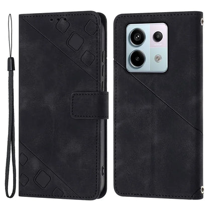 PT005 YB Imprinting Series-6 For Xiaomi Redmi Note 13 Pro 5G / Poco X6 5G Case Wallet Leather Cover