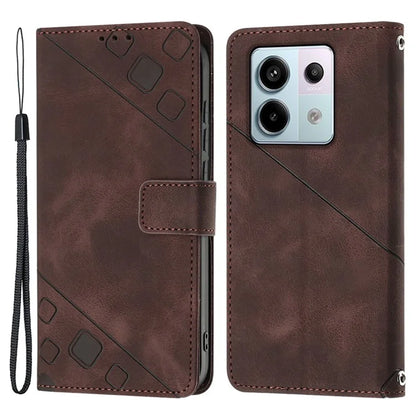 PT005 YB Imprinting Series-6 For Xiaomi Redmi Note 13 Pro 5G / Poco X6 5G Case Wallet Leather Cover