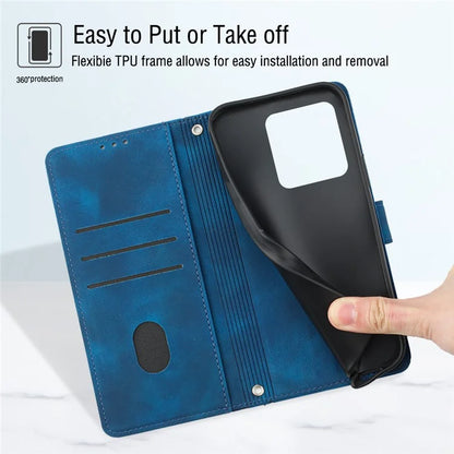 PT005 YB Imprinting Series-6 For Xiaomi Redmi Note 13 Pro 5G / Poco X6 5G Case Wallet Leather Cover