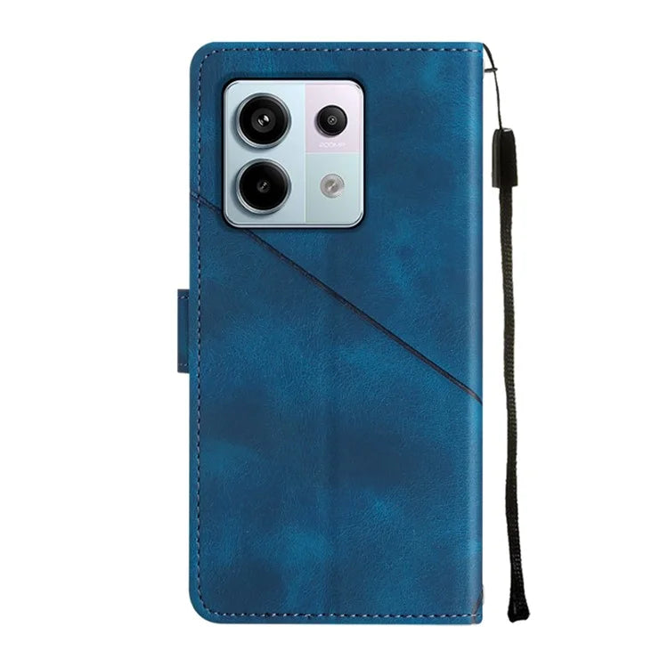 PT005 YB Imprinting Series-6 For Xiaomi Redmi Note 13 Pro 5G / Poco X6 5G Case Wallet Leather Cover