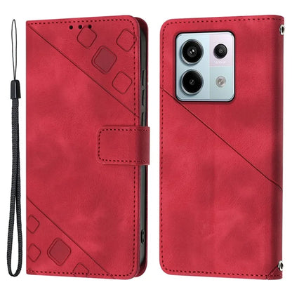 PT005 YB Imprinting Series-6 For Xiaomi Redmi Note 13 Pro 5G / Poco X6 5G Case Wallet Leather Cover
