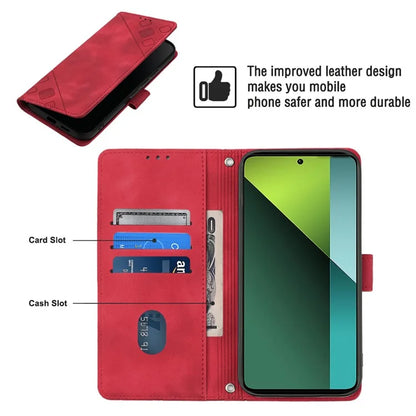 PT005 YB Imprinting Series-6 For Xiaomi Redmi Note 13 Pro 5G / Poco X6 5G Case Wallet Leather Cover