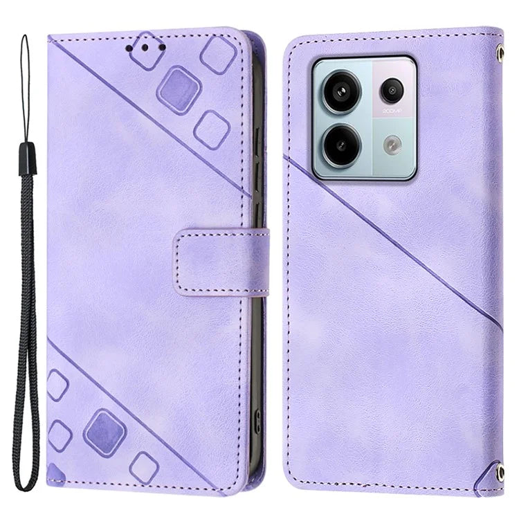 PT005 YB Imprinting Series-6 For Xiaomi Redmi Note 13 Pro 5G / Poco X6 5G Case Wallet Leather Cover