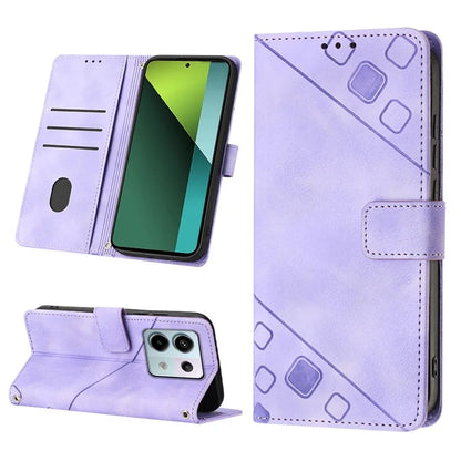 PT005 YB Imprinting Series-6 For Xiaomi Redmi Note 13 Pro 5G / Poco X6 5G Case Wallet Leather Cover