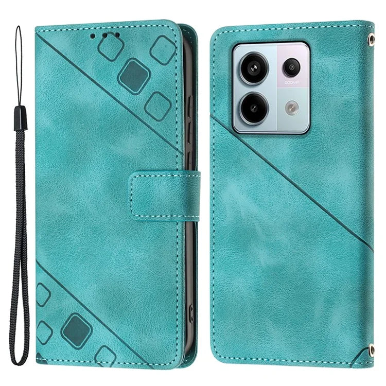 PT005 YB Imprinting Series-6 For Xiaomi Redmi Note 13 Pro 5G / Poco X6 5G Case Wallet Leather Cover