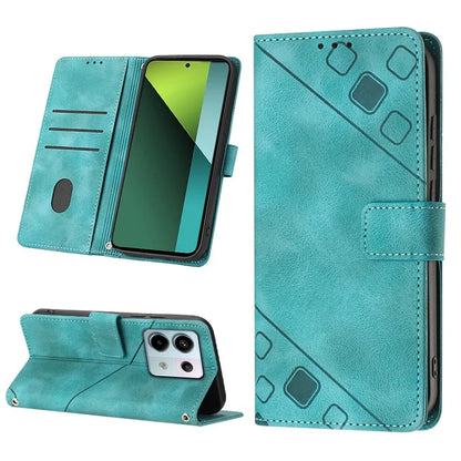PT005 YB Imprinting Series-6 For Xiaomi Redmi Note 13 Pro 5G / Poco X6 5G Case Wallet Leather Cover
