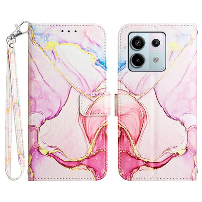 YB Pattern Printing Leather Series-5 For Xiaomi Redmi Note 13 Pro 5G / Poco X6 5G Case Wallet Stand Cover