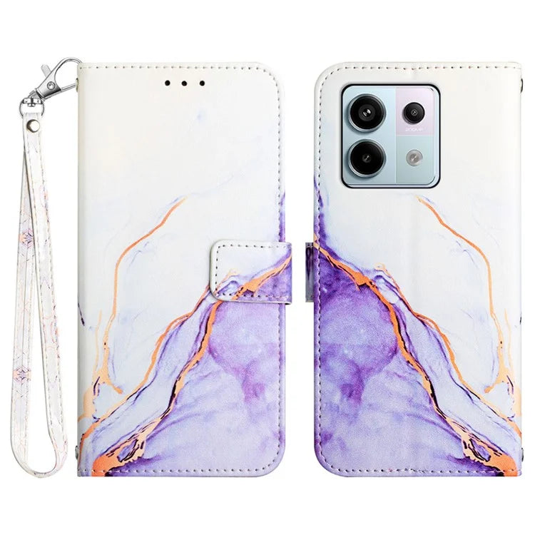 YB Pattern Printing Leather Series-5 For Xiaomi Redmi Note 13 Pro 5G / Poco X6 5G Case Wallet Stand Cover