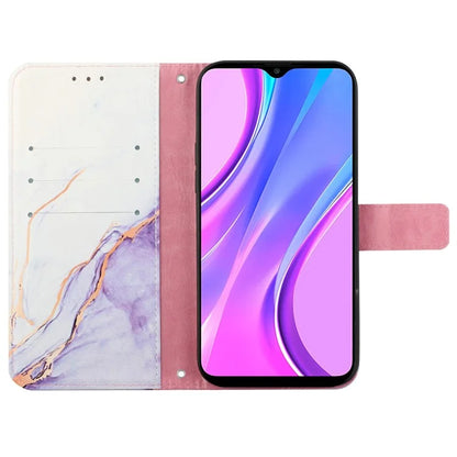 For Xiaomi Poco X6 Pro 5G / Redmi K70E 5G Wallet Case Marble Pattern Leather Phone Cover