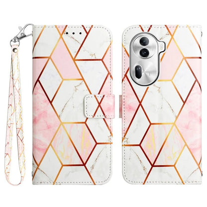 For Oppo Reno11 Pro 5G (Global) Case Marble Pattern Leather Phone Cover with Wallet
