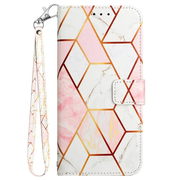 For Oppo Reno11 Pro 5G (Global) Case Marble Pattern Leather Phone Cover with Wallet