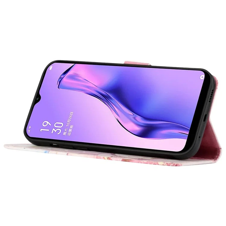 For Oppo Reno11 Pro 5G (Global) Case Marble Pattern Leather Phone Cover with Wallet