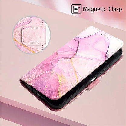 For Oppo Reno11 Pro 5G (Global) Case Marble Pattern Leather Phone Cover with Wallet