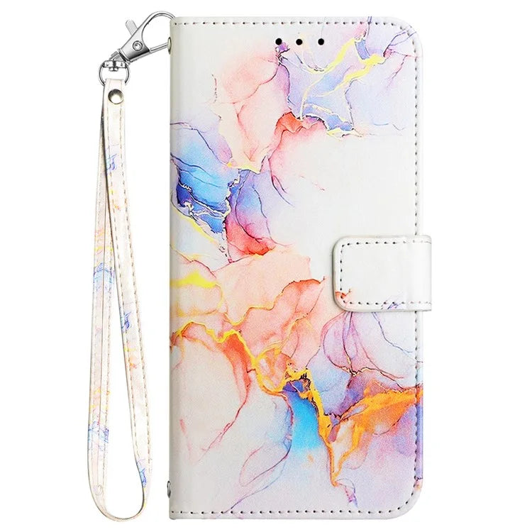 For Oppo Reno11 Pro 5G (Global) Case Marble Pattern Leather Phone Cover with Wallet