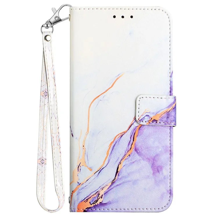 For Oppo Reno11 Pro 5G (Global) Case Marble Pattern Leather Phone Cover with Wallet
