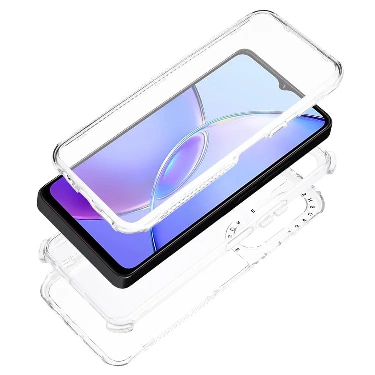 For vivo Y17s 4G Case Three Layer Shockproof  PC+TPU Phone Cover