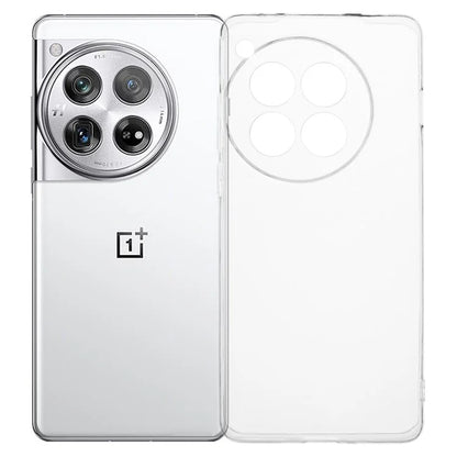 For OnePlus 12 5G Protective Case Glossy Watermark-Free Soft TPU Clear Phone Cover