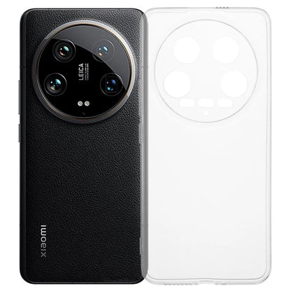 For Xiaomi 14 Ultra TPU Case Watermark-Free Glossy Anti-scratch Clear Phone Cover