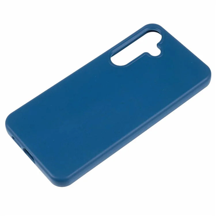 For Samsung Galaxy S24+ Shockproof Case Biodegradable Wheat Straw+TPU Hybrid Phone Shell