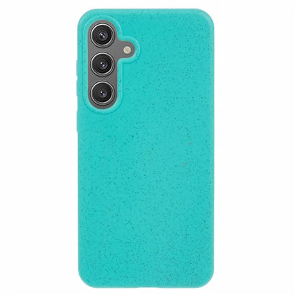 For Samsung Galaxy S24+ Shockproof Case Biodegradable Wheat Straw+TPU Hybrid Phone Shell