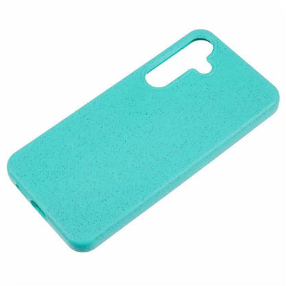 For Samsung Galaxy S24+ Shockproof Case Biodegradable Wheat Straw+TPU Hybrid Phone Shell