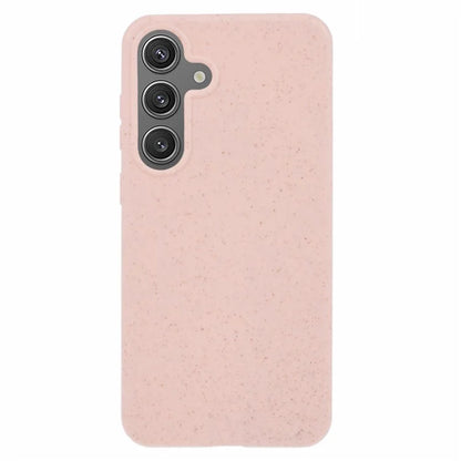 For Samsung Galaxy S24+ Shockproof Case Biodegradable Wheat Straw+TPU Hybrid Phone Shell