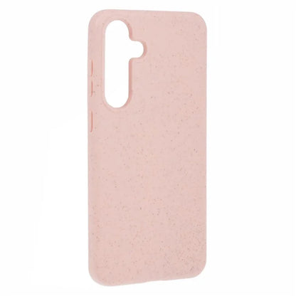 For Samsung Galaxy S24+ Shockproof Case Biodegradable Wheat Straw+TPU Hybrid Phone Shell