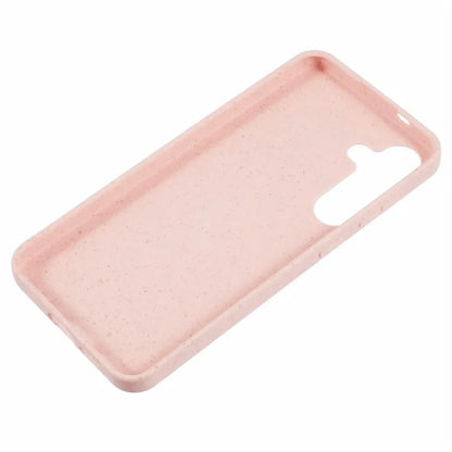 For Samsung Galaxy S24+ Shockproof Case Biodegradable Wheat Straw+TPU Hybrid Phone Shell