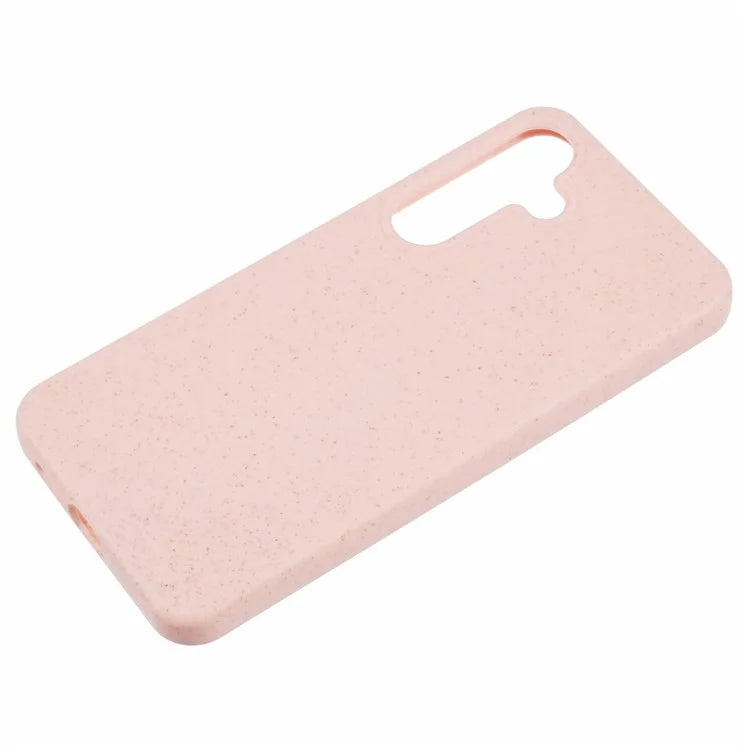 For Samsung Galaxy S24+ Shockproof Case Biodegradable Wheat Straw+TPU Hybrid Phone Shell