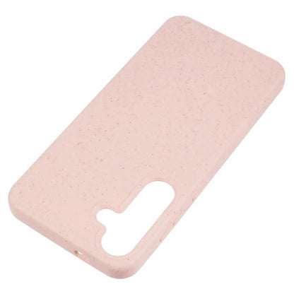 For Samsung Galaxy S24+ Shockproof Case Biodegradable Wheat Straw+TPU Hybrid Phone Shell