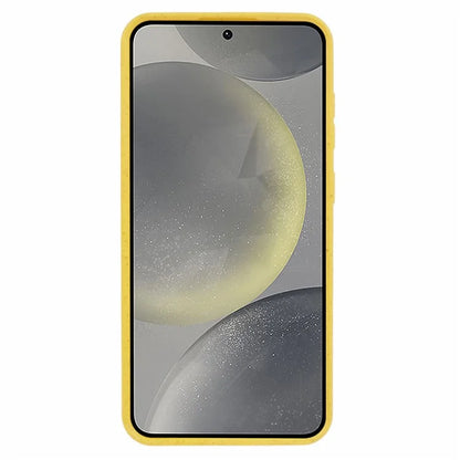 For Samsung Galaxy S24+ Shockproof Case Biodegradable Wheat Straw+TPU Hybrid Phone Shell
