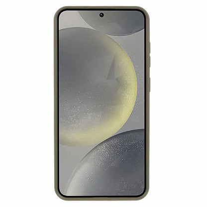For Samsung Galaxy S24+ Shockproof Case Biodegradable Wheat Straw+TPU Hybrid Phone Shell