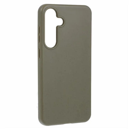 For Samsung Galaxy S24+ Shockproof Case Biodegradable Wheat Straw+TPU Hybrid Phone Shell