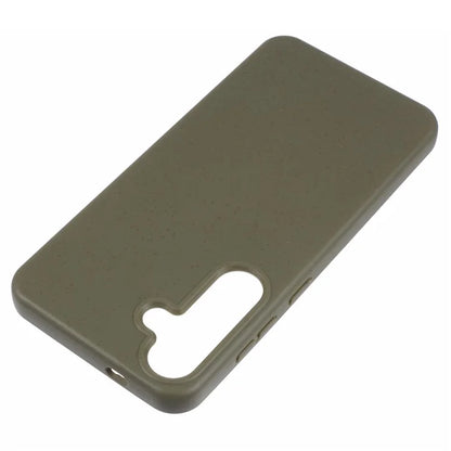 For Samsung Galaxy S24+ Shockproof Case Biodegradable Wheat Straw+TPU Hybrid Phone Shell