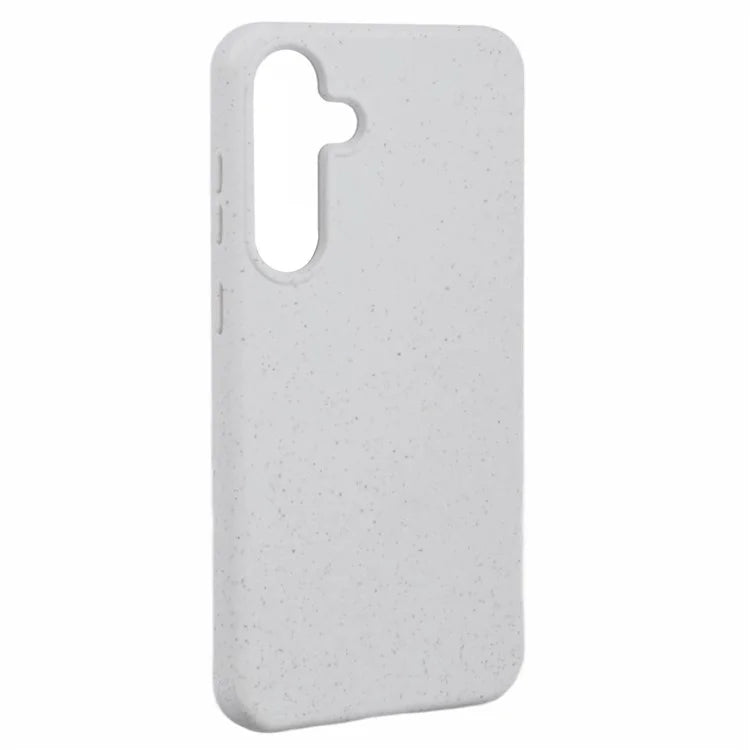 For Samsung Galaxy S24+ Shockproof Case Biodegradable Wheat Straw+TPU Hybrid Phone Shell