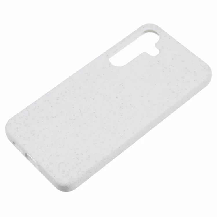 For Samsung Galaxy S24+ Shockproof Case Biodegradable Wheat Straw+TPU Hybrid Phone Shell