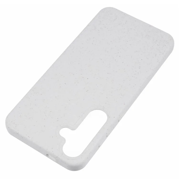 For Samsung Galaxy S24+ Shockproof Case Biodegradable Wheat Straw+TPU Hybrid Phone Shell