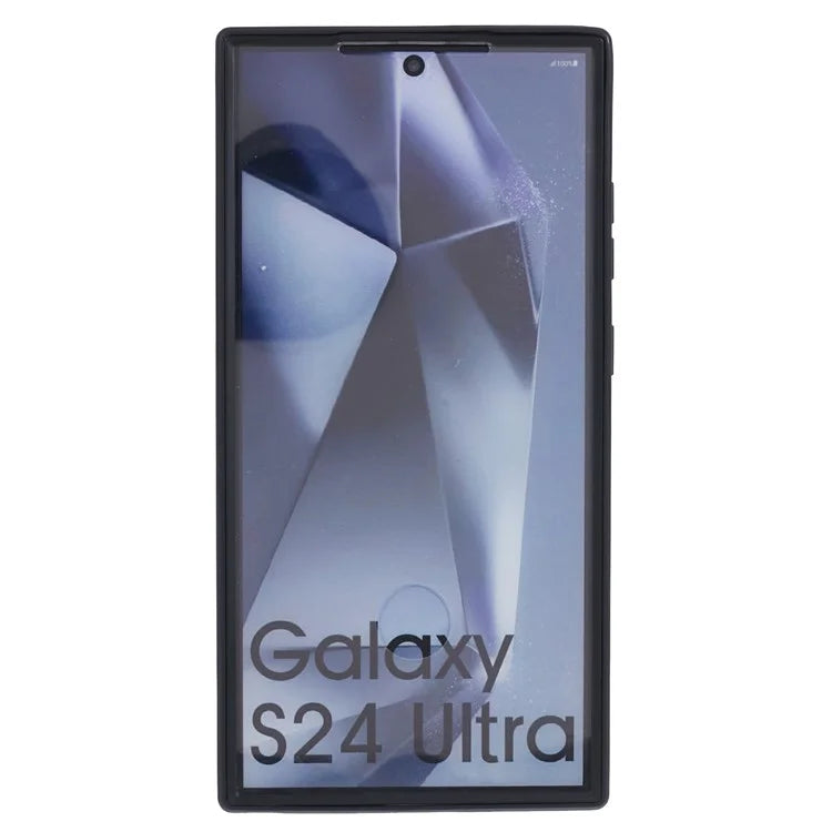 For Samsung Galaxy S24 Ultra Case Acrylic+TPU Full Body Protection Phone Cover with PET Screen Film