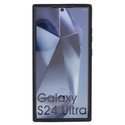 For Samsung Galaxy S24 Ultra Case Acrylic+TPU Full Body Protection Phone Cover with PET Screen Film