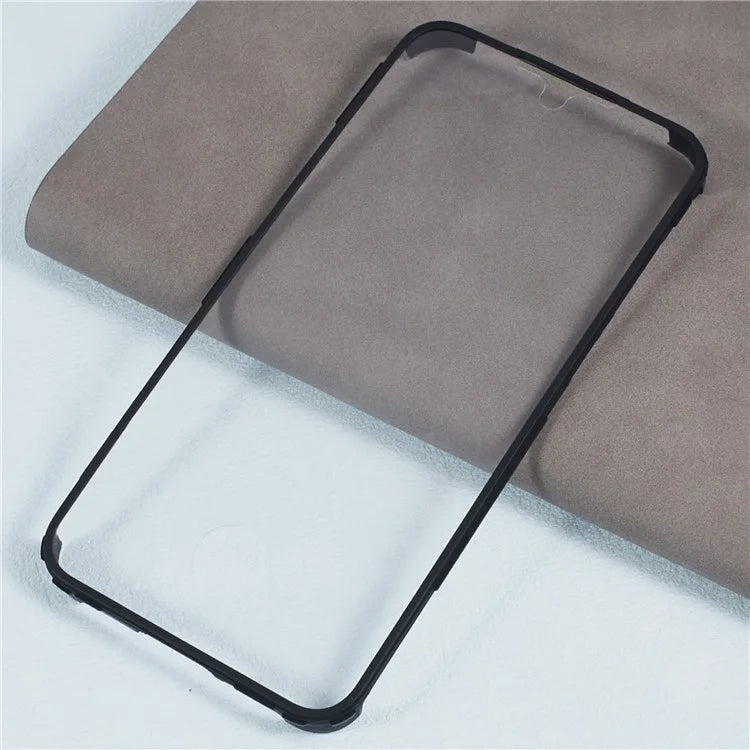 For Samsung Galaxy A55 5G Clear Case Acrylic+TPU Anti-drop Phone Cover with PET Screen Protector