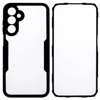 For Samsung Galaxy A25 5G (Global) (161.0 x 76.5 x 8.3mm) Case Acrylic+TPU Clear Phone Cover with PET Screen Protector
