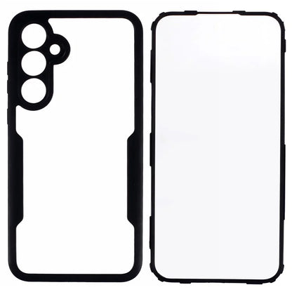 For Samsung Galaxy A35 5G Case Full Protection Acrylic + TPU Phone Shell, Black