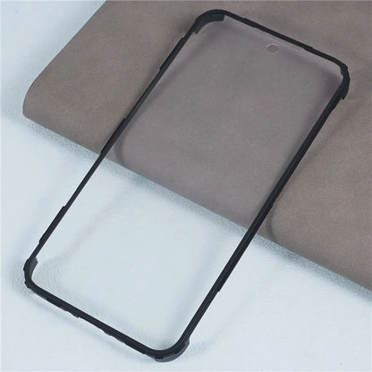 For Samsung Galaxy A35 5G Case Full Protection Acrylic + TPU Phone Shell, Black