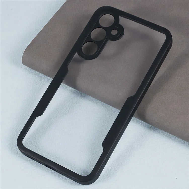 For Samsung Galaxy A35 5G Case Full Protection Acrylic + TPU Phone Shell, Black