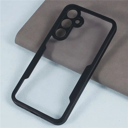For Samsung Galaxy A35 5G Case Full Protection Acrylic + TPU Phone Shell, Black